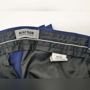 Kenneth Cole Reaction Navy Pants 30x30 Slim Fit